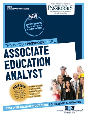 cover image of Associate Education Analyst